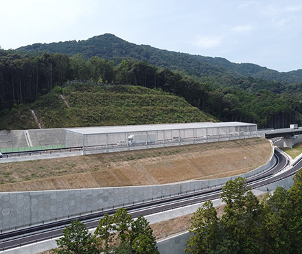 国道23号蒲郡BPシェルター（愛知県豊川市）